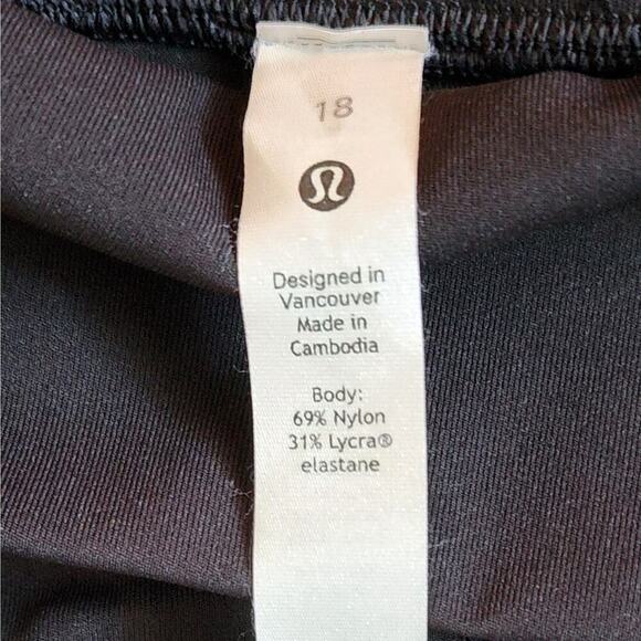 😍Lululemon Wunder Under Crop 21" High Rise Black EUC Full-On Luxtreme Yoga Gym - Picture 4 of 5